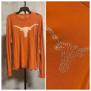 🍁🍂🍃 bundle eligible! 2 TEXAS LONGHORNS Burnt Orange fan shirts xl xxl 2X